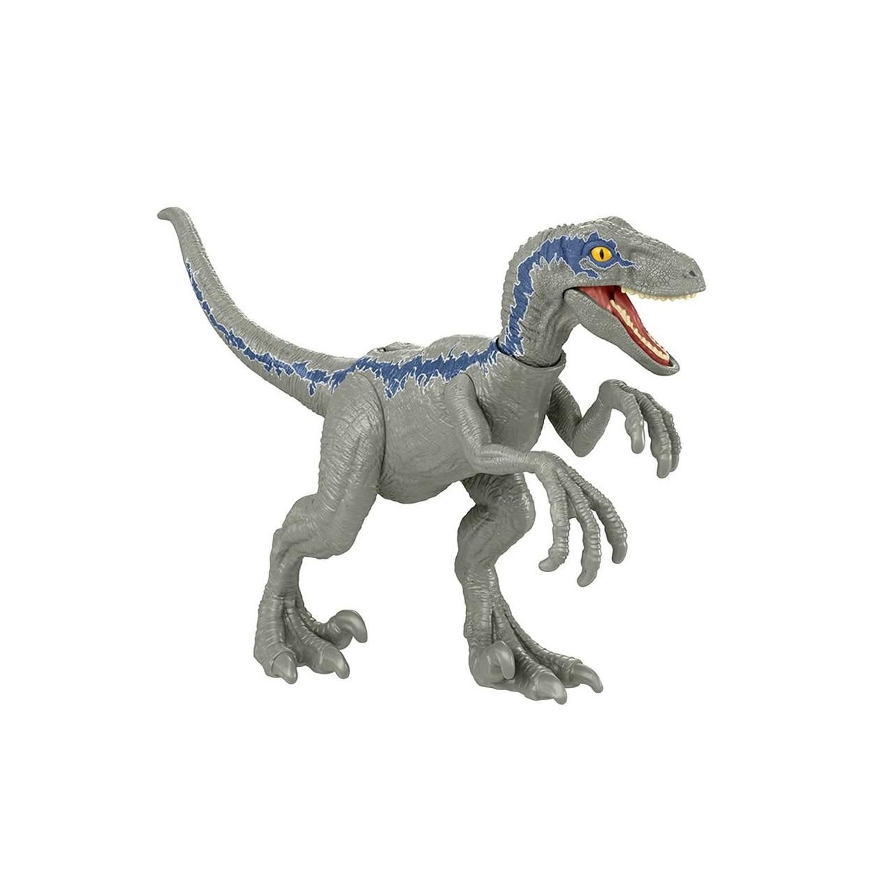 Jurassic World 3 Kék Velociraptor dinó figura (HDX18/GWD01)