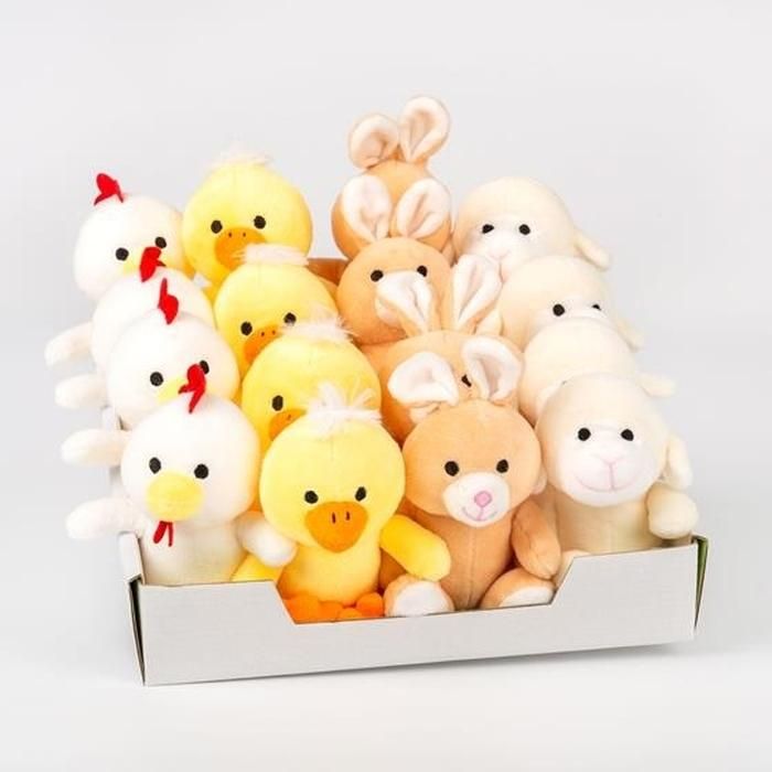 Kacsa plüss állat 12 cm