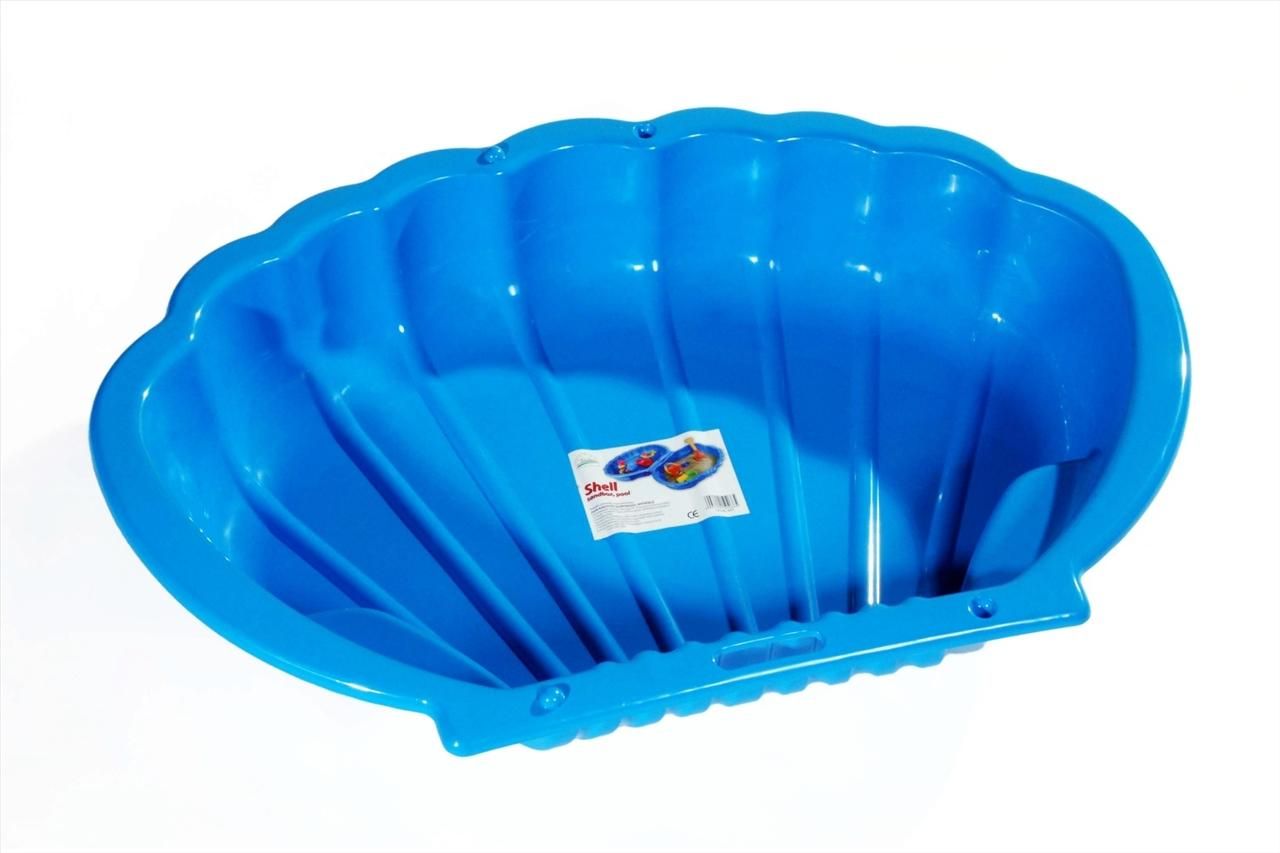 Kagyló homokozó, medence 1 db - kék
