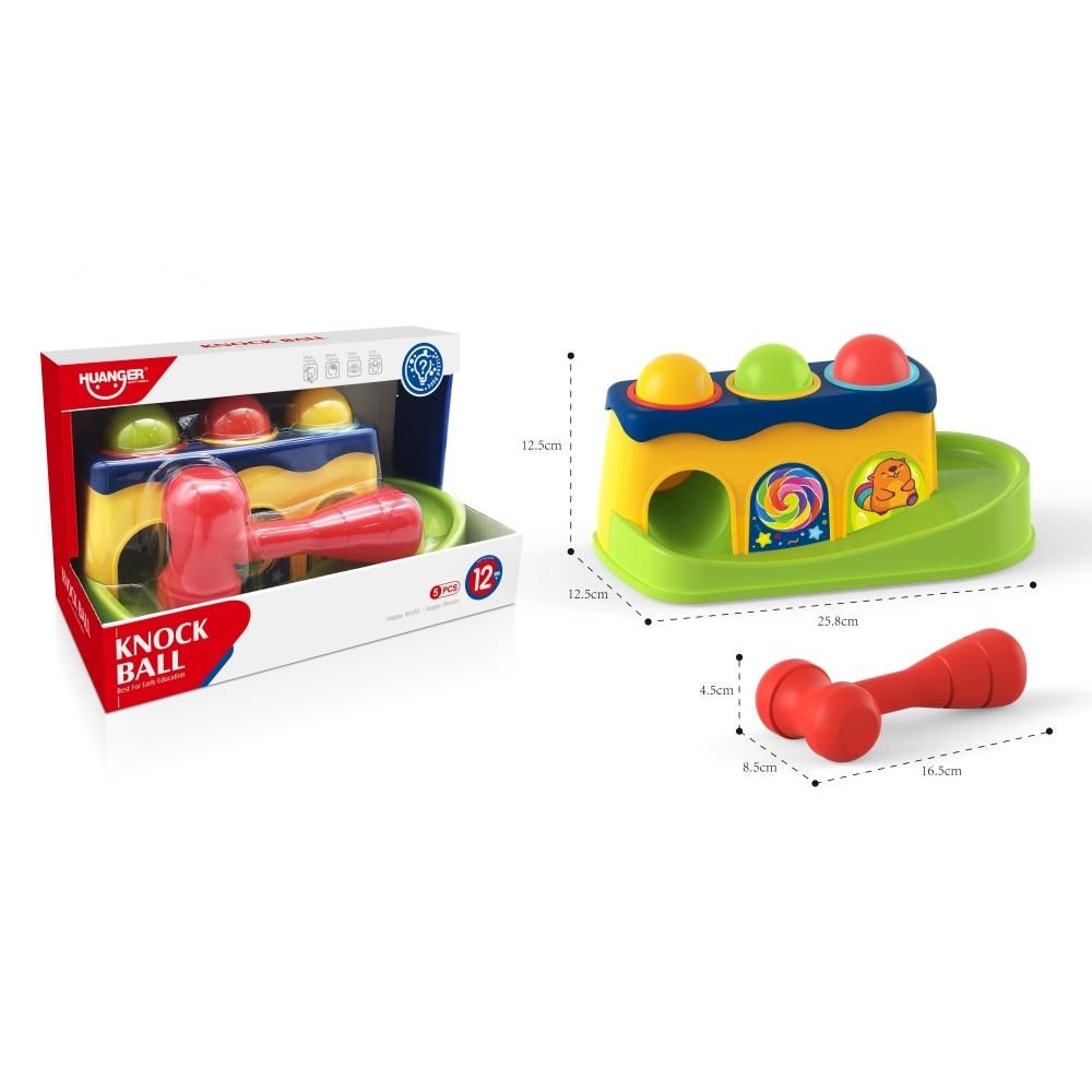 Kalapácsos labdaütő bébijáték