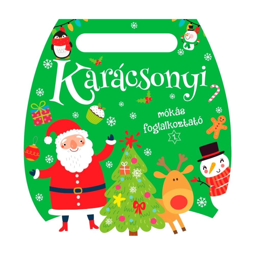 Karácsonyi mókás foglalkoztató 1. - zöld