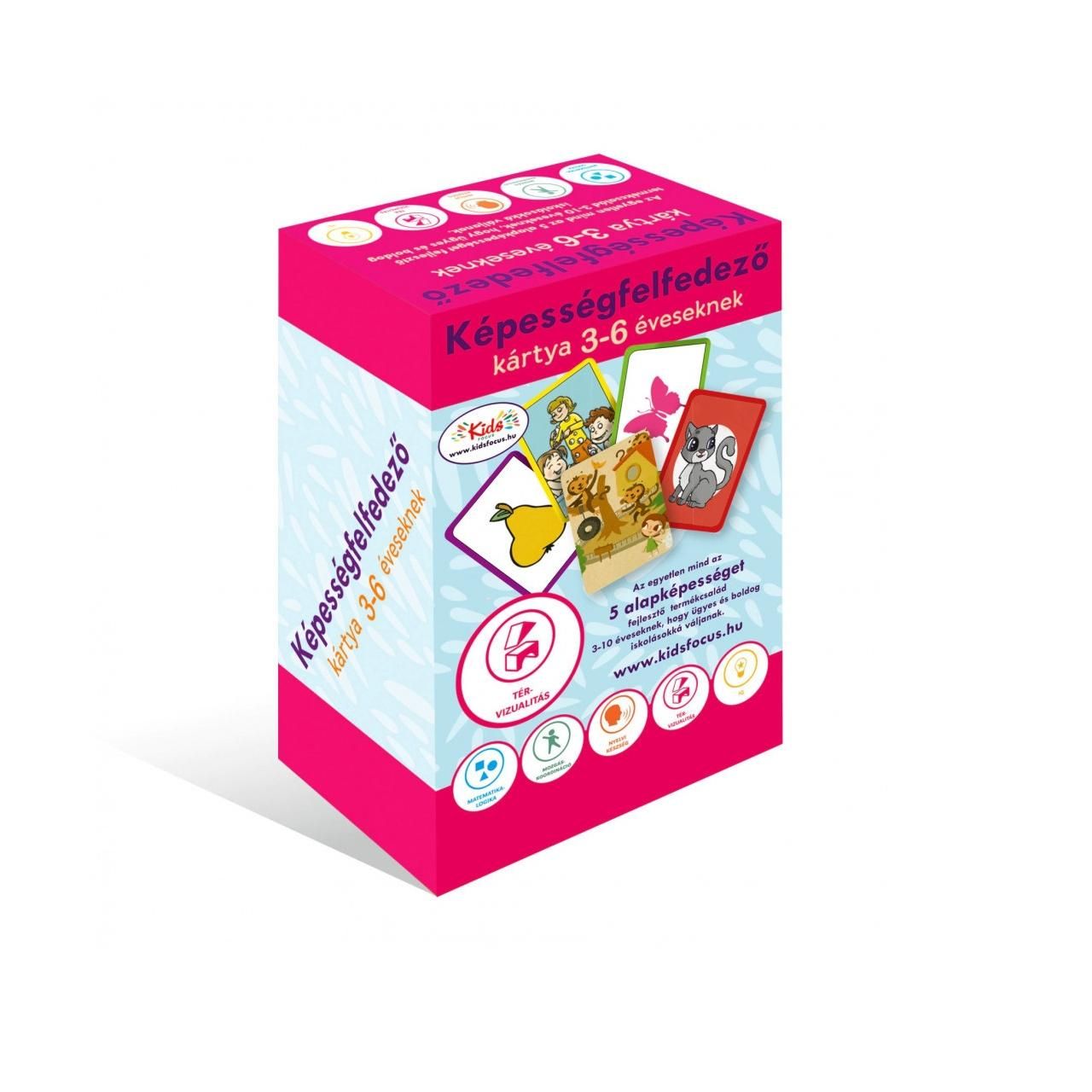 Képességfelfedező kártya 3-6 éveseknek (A-Rózsaszín)