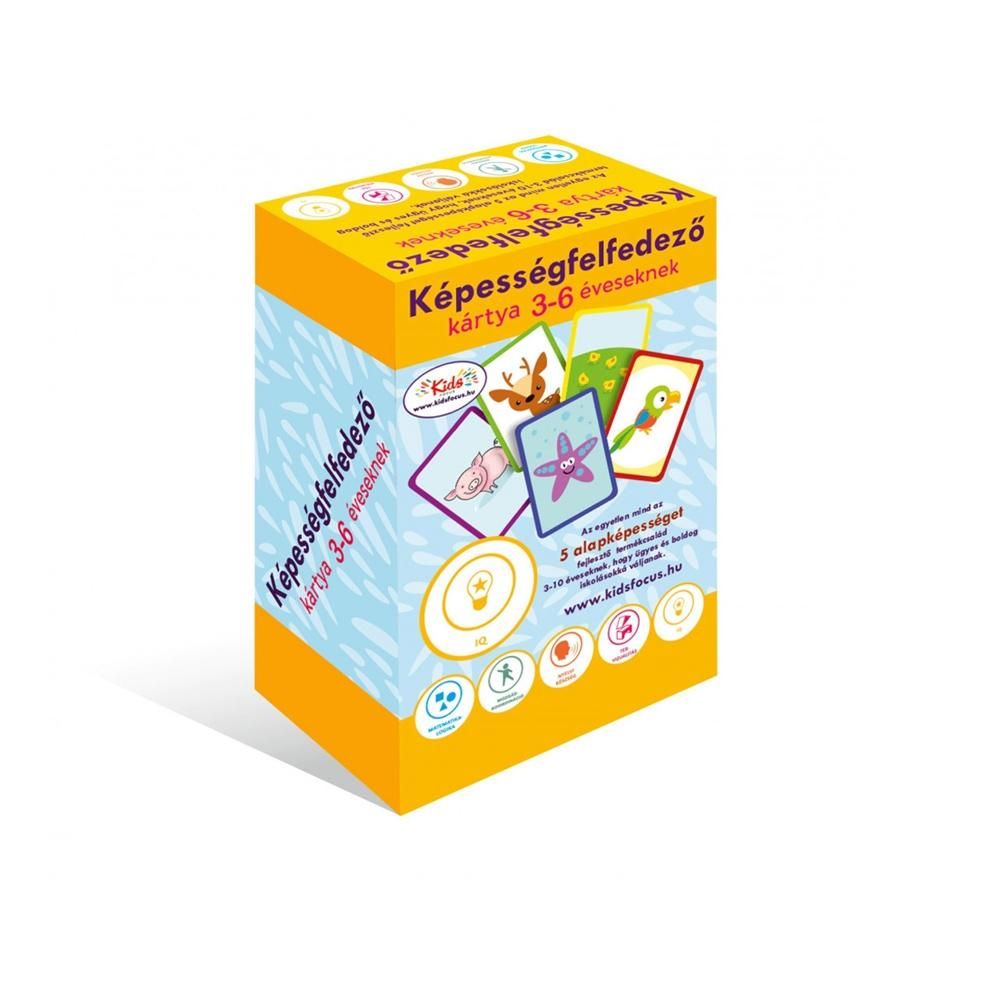 Képességfelfedező kártya 3-6 éveseknek (B-Sárga)