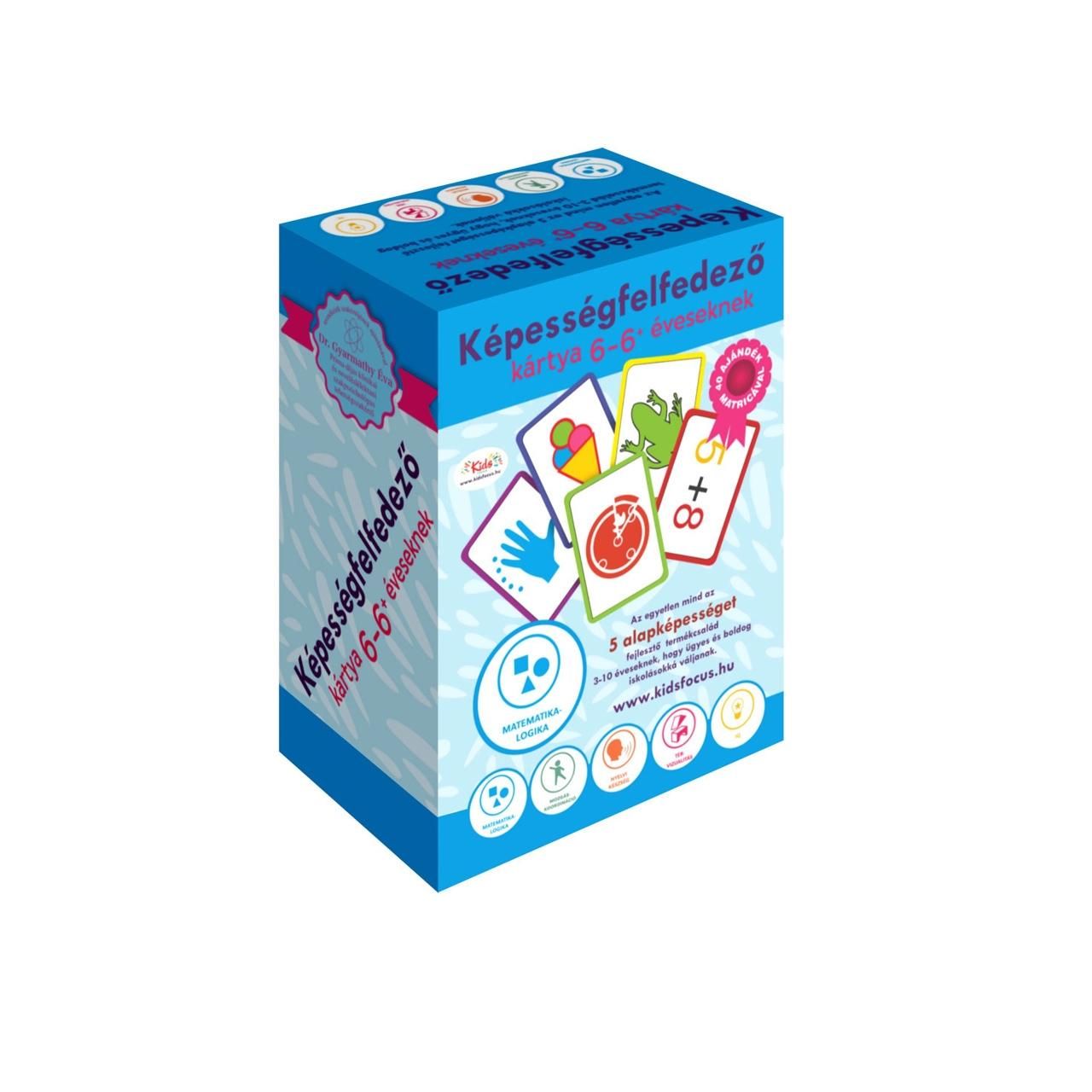 Képességfelfedező kártya 3-6 éveseknek (C-Kék)