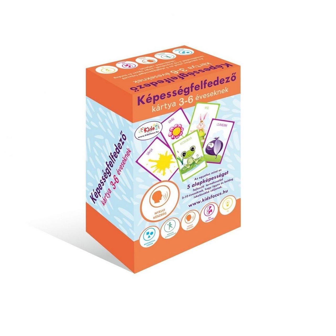 Képességfelfedező kártya 3-6 éveseknek (D-Narancssárga)