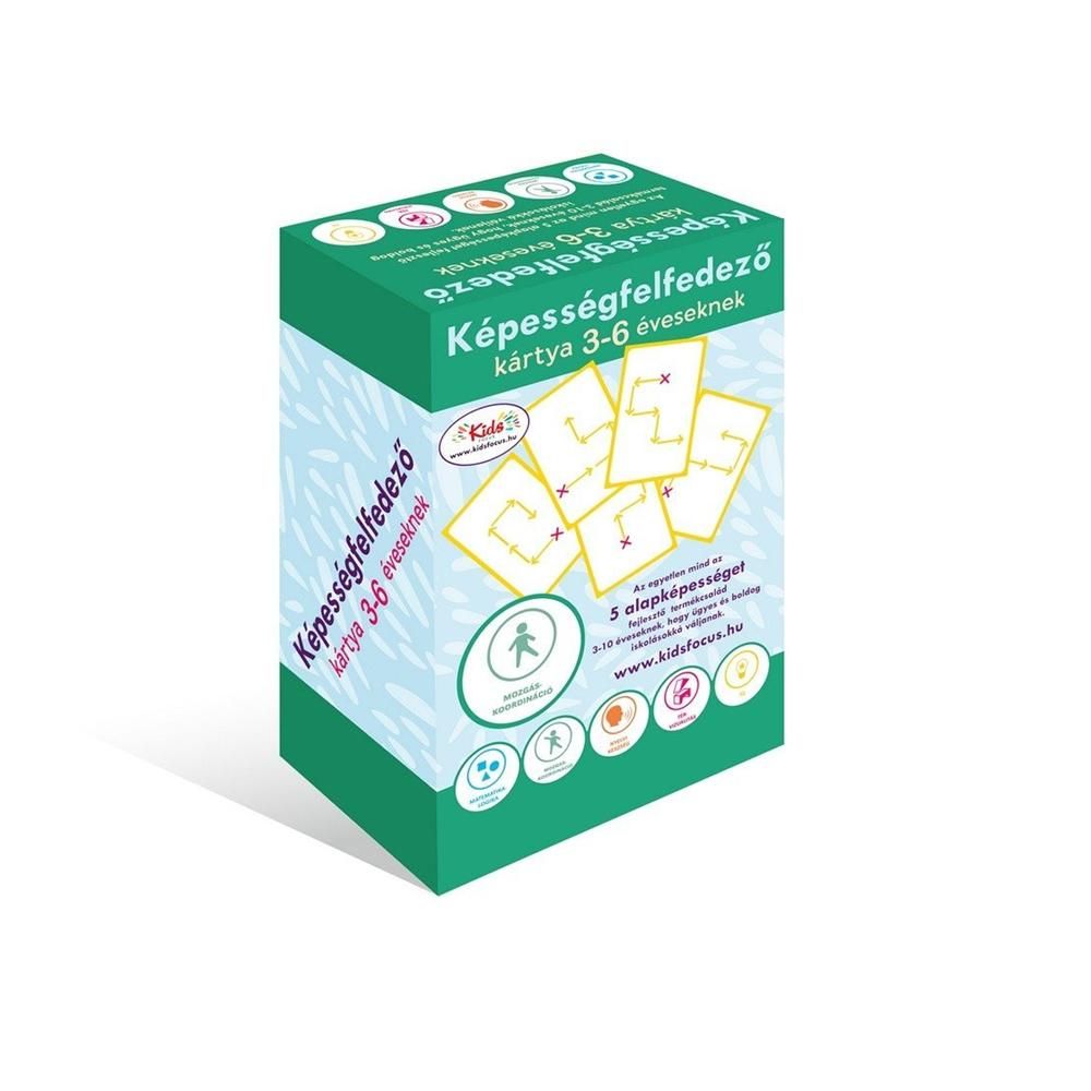 Képességfelfedező kártya 3-6 éveseknek (E-Zöld)