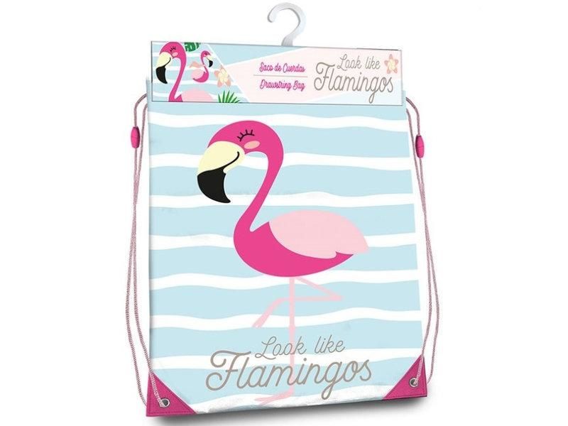 Kids Euroswan Tornazsák 40x33 cm - Flamingó