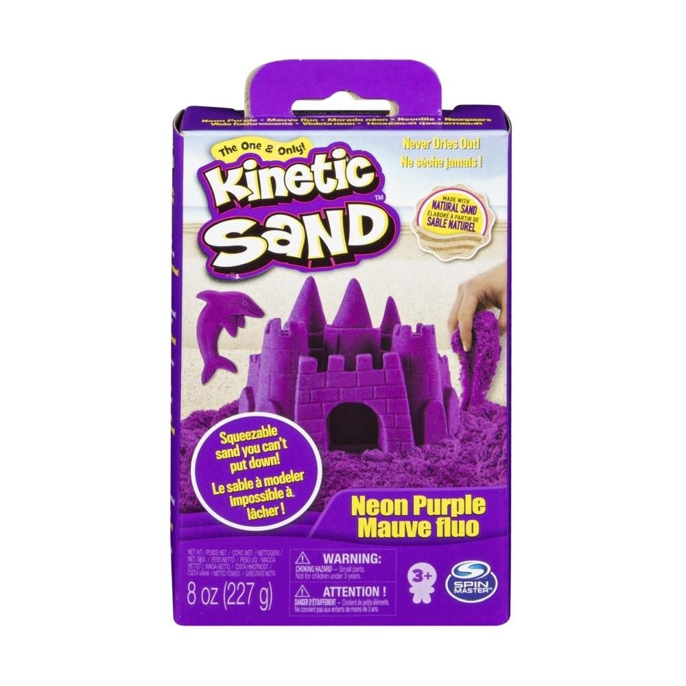 Kinetic Sand Homokgyurma dobozban 0,24 l - neonlila