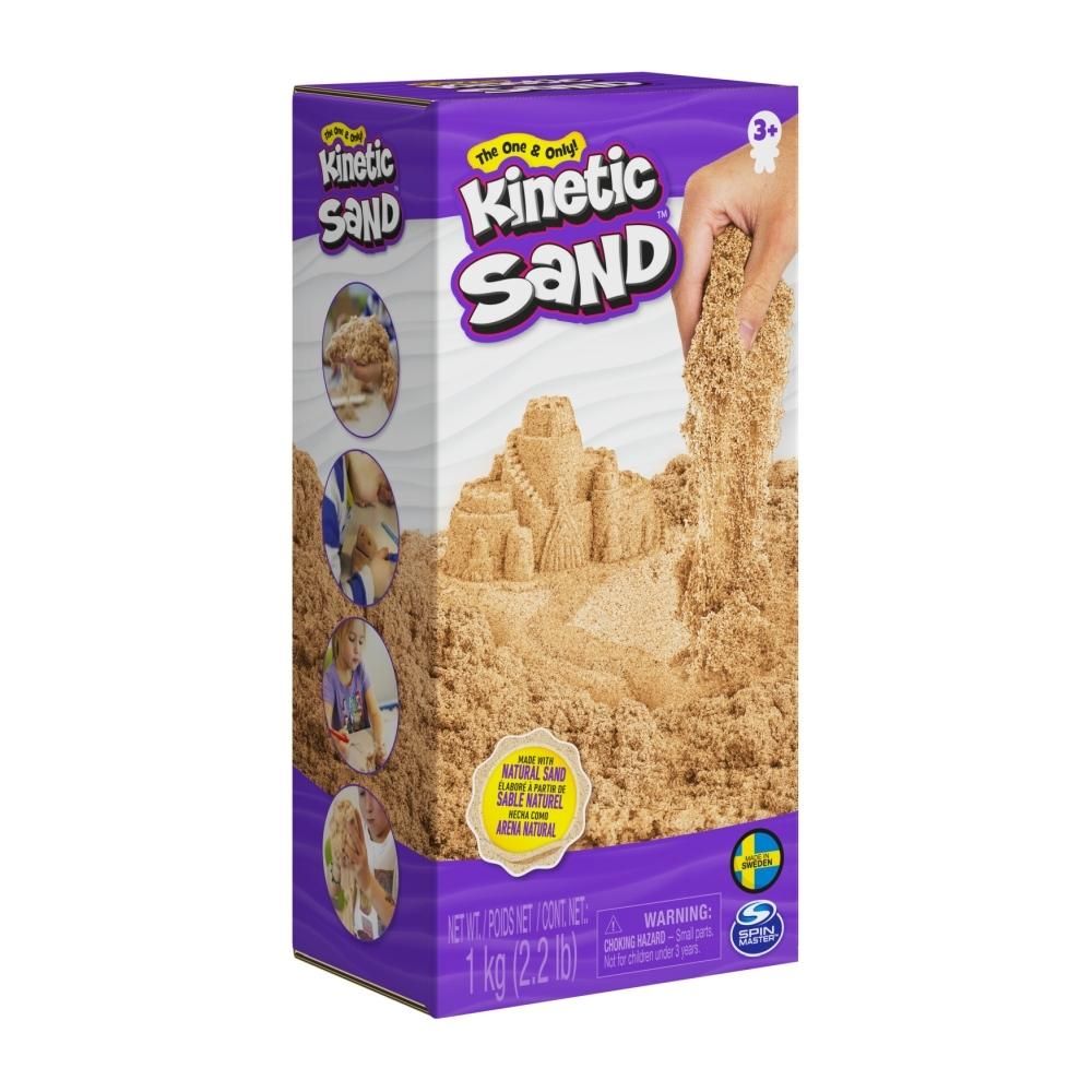 Kinetic Sand Homokgyurma dobozban 1 kg - barna