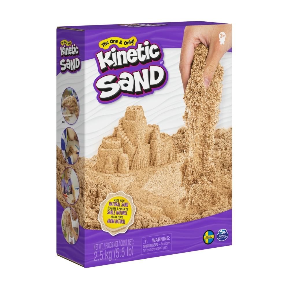 Kinetic Sand Homokgyurma dobozban 2,5 kg - barna