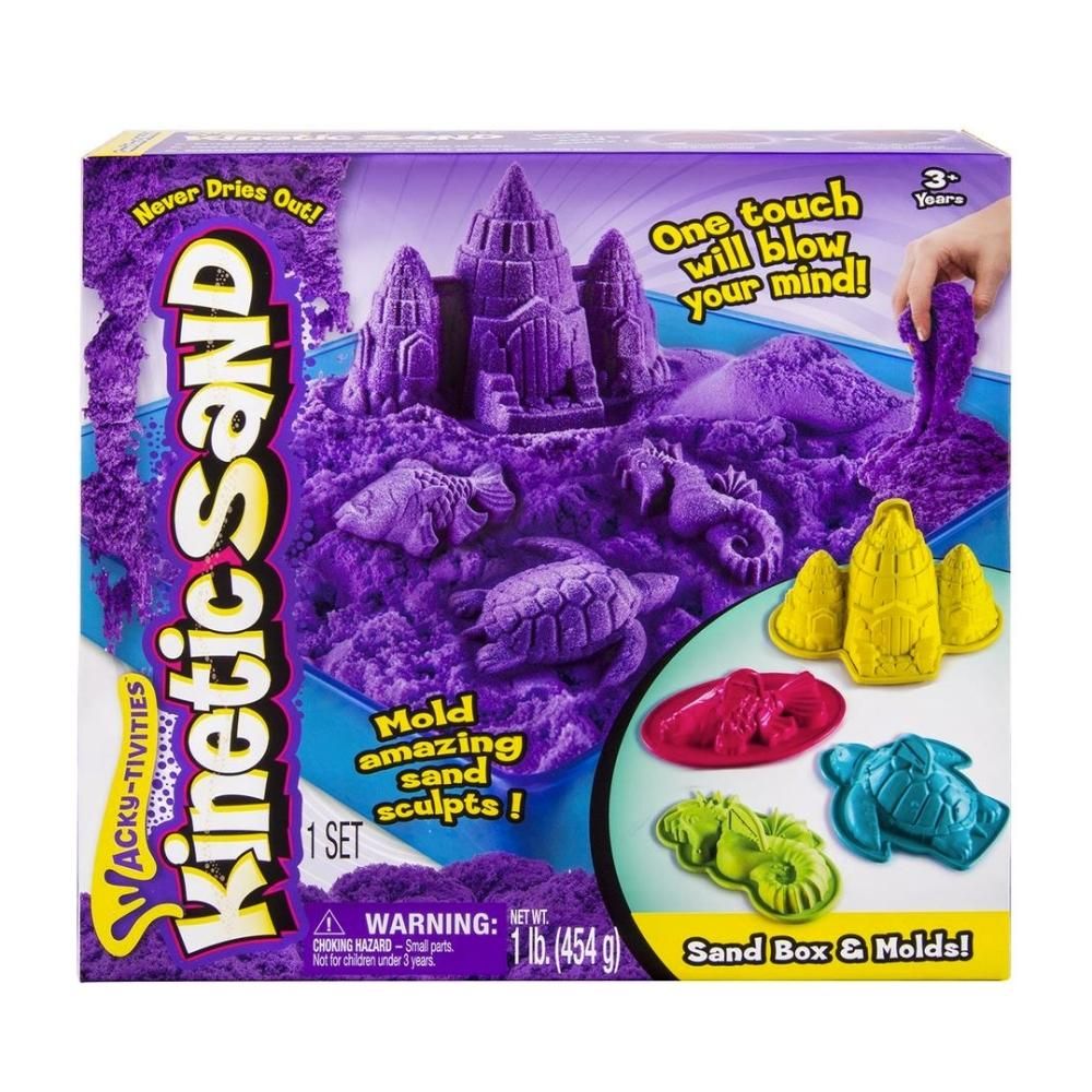 Kinetic Sand Homokgyurma szett tálcával (többféle)