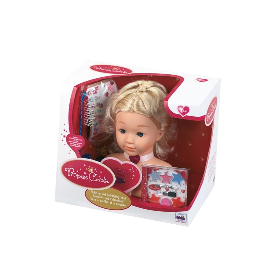 Klein Princess Coralie fésülhető és sminkelhető babafej