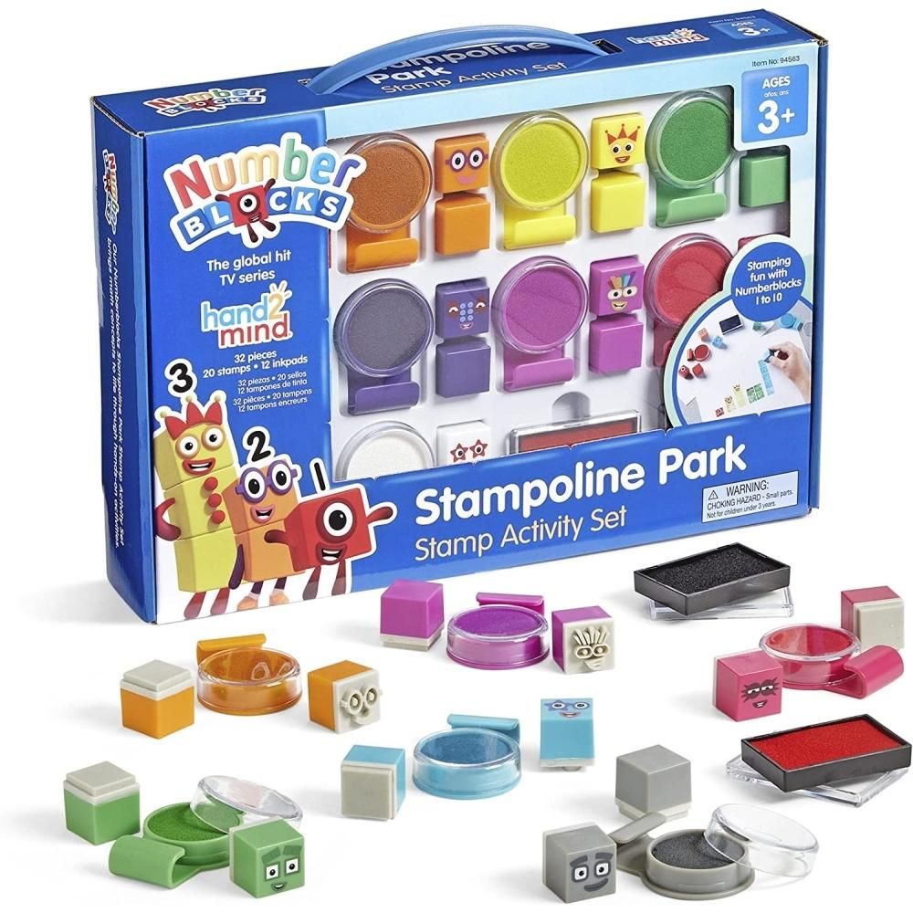 Learning Resources Numberblocks Stampoline Park -  Számfölde nyomda készlet 