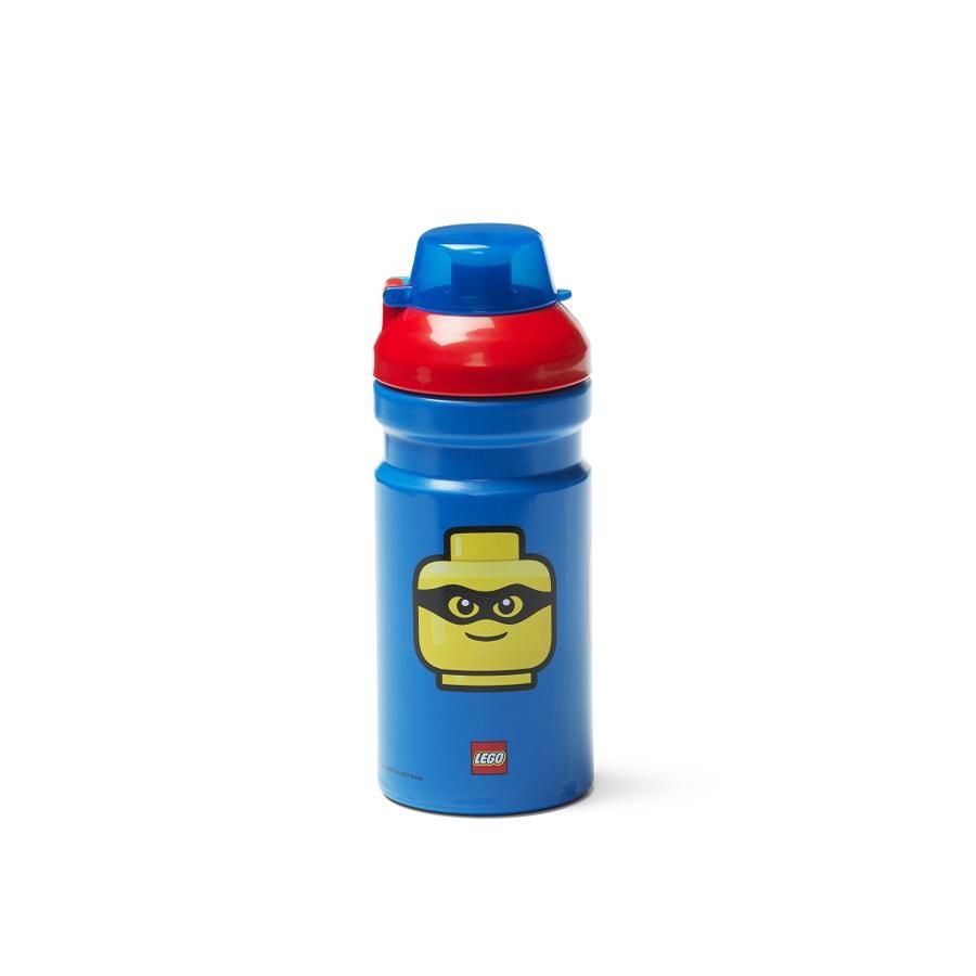 LEGO kék ivópalack, 390 ml