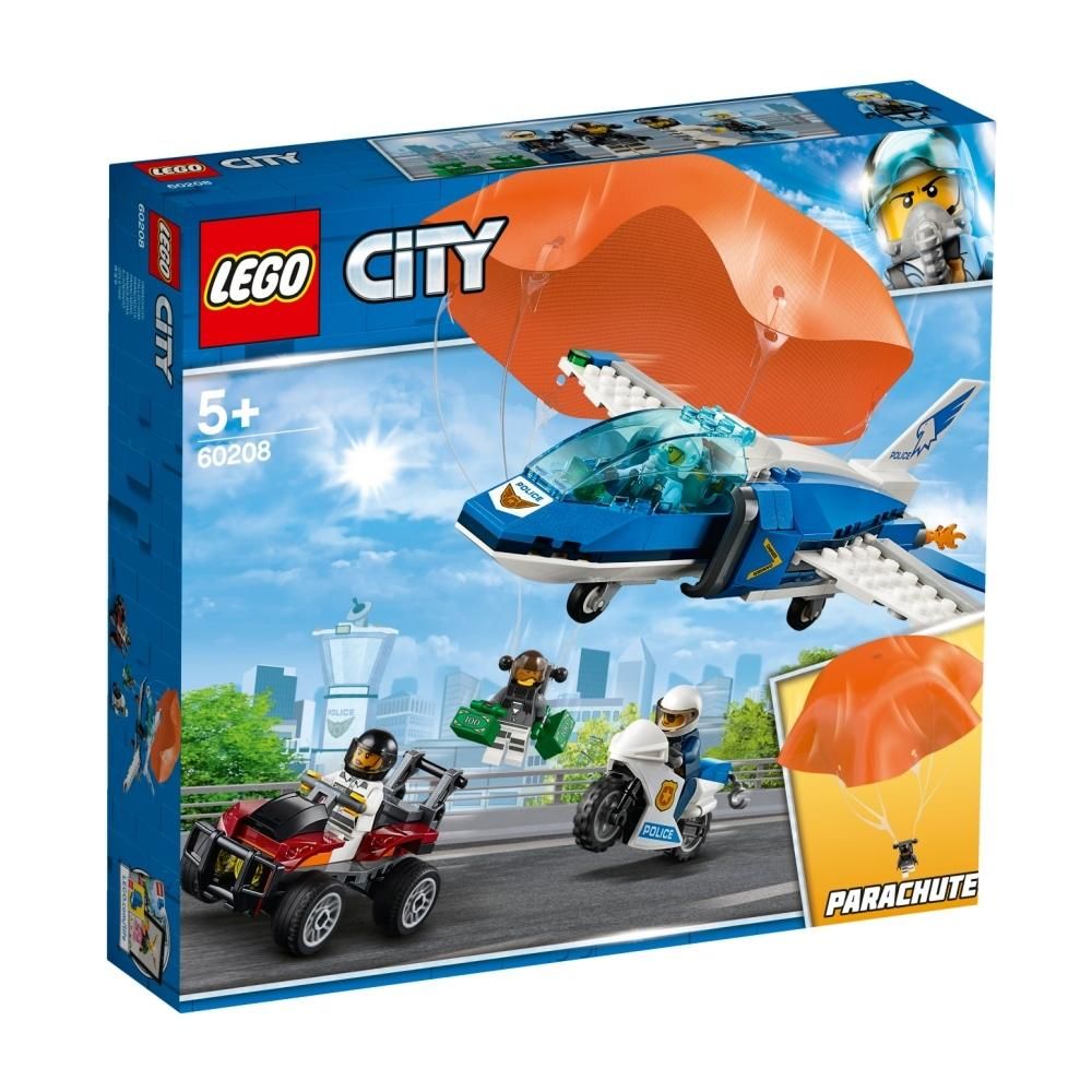 LEGO® City 60208 Légi rendőrségi ejtőernyős letartóztatás