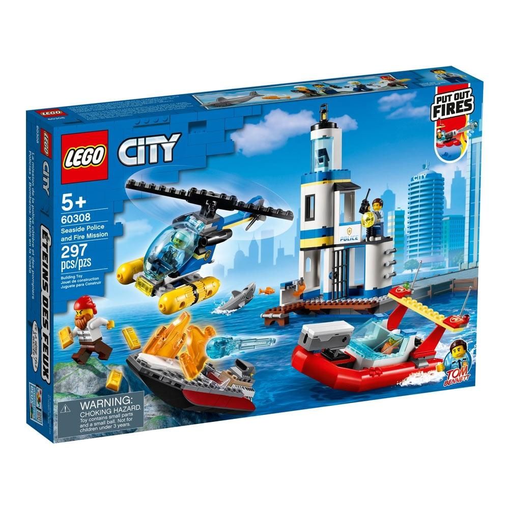 LEGO® City 60308 Tengerparti rendőrségi és tűzoltó küldetés