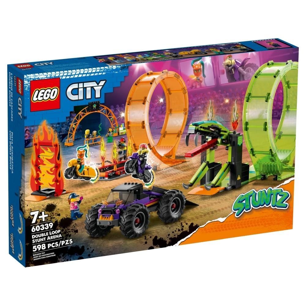 LEGO® City 60339 Kaszkadőr aréna dupla hurokkal