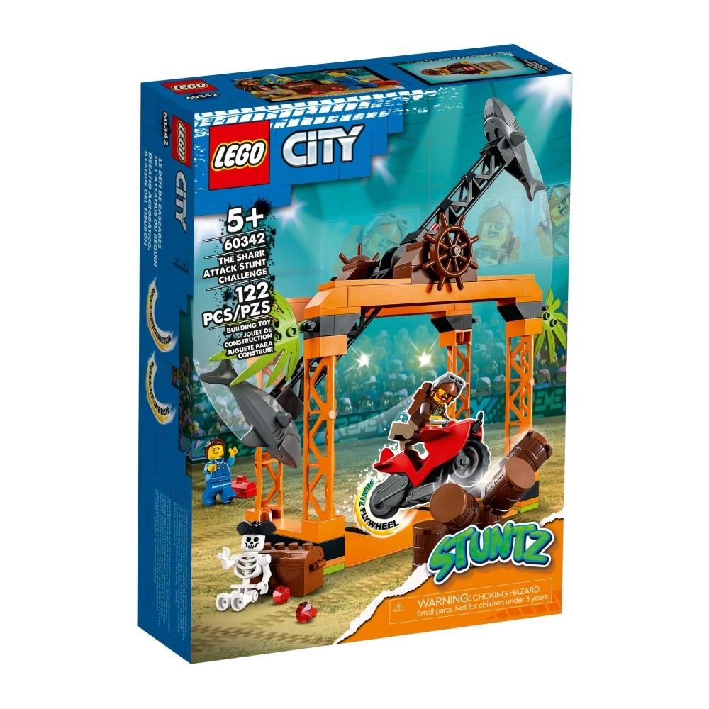LEGO® City 60342 Cápatámadás kaszkadőri kihívás 