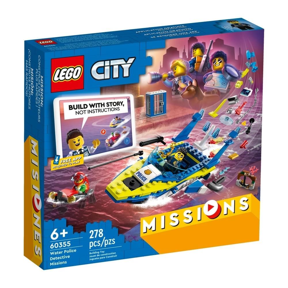 LEGO® City 60355 Vízirendőrség nyomozói küldetés