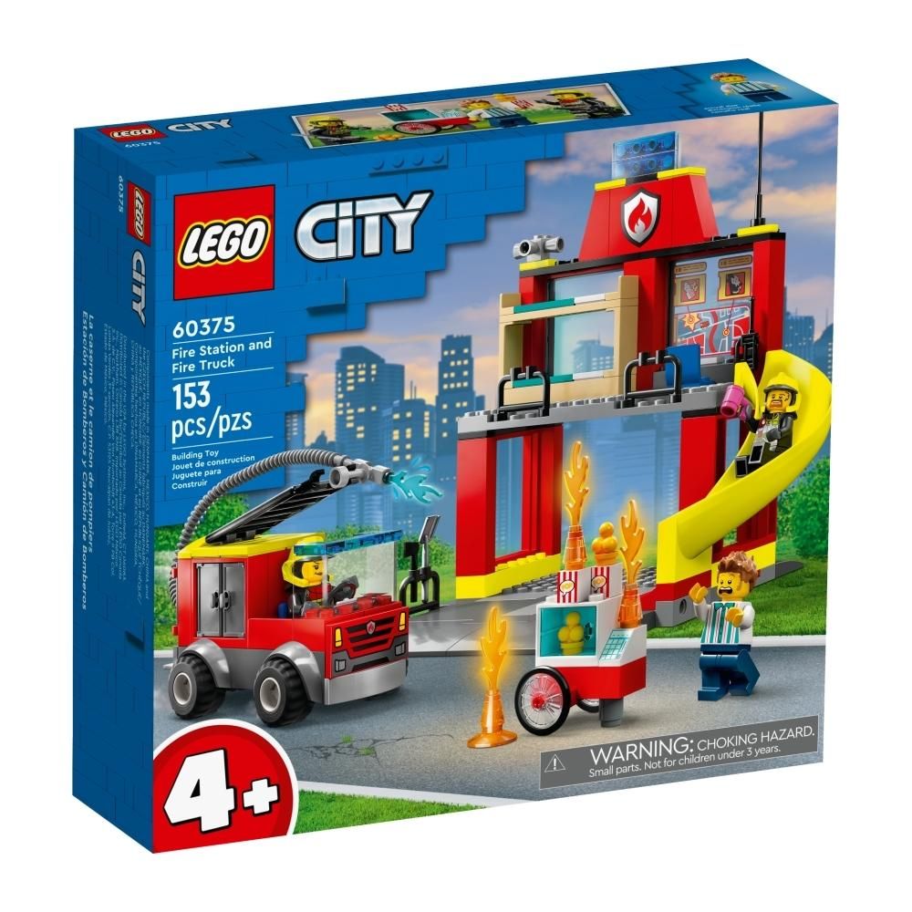 LEGO® City 60375 Tűzoltóállomás és tűzoltóautó