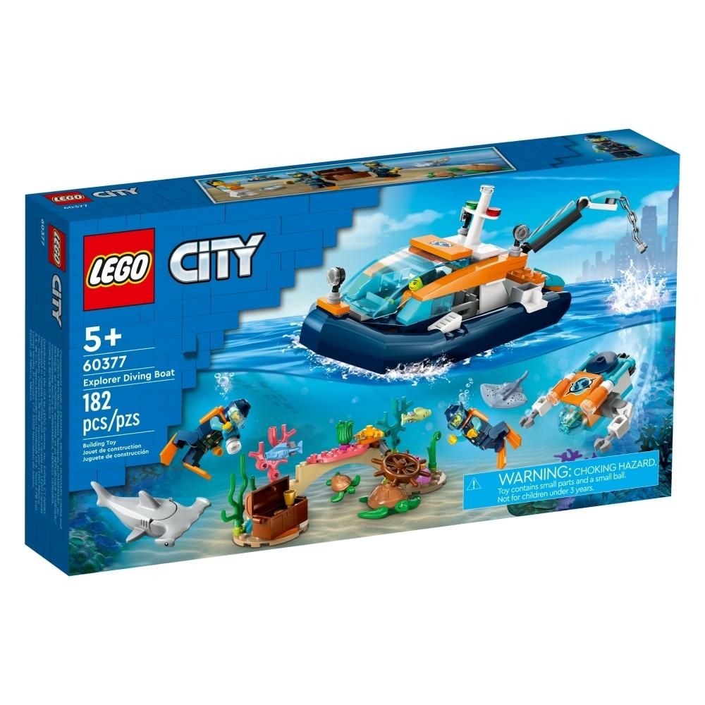 LEGO® City 60377 Felfedező búvárhajó