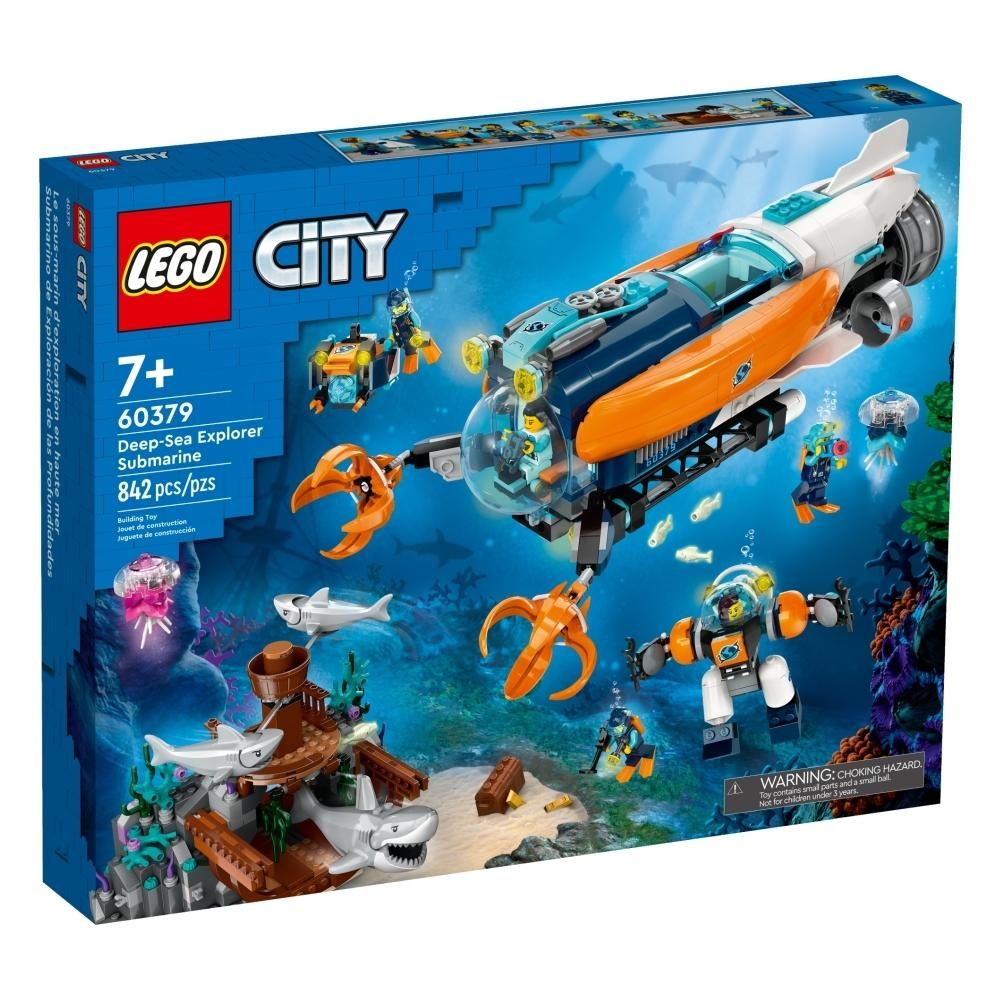 LEGO® City 60379 Mélytengeri kutató tengeralattjáró