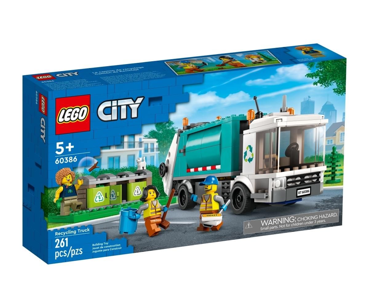 LEGO® City 60386 Szelektív kukásautó