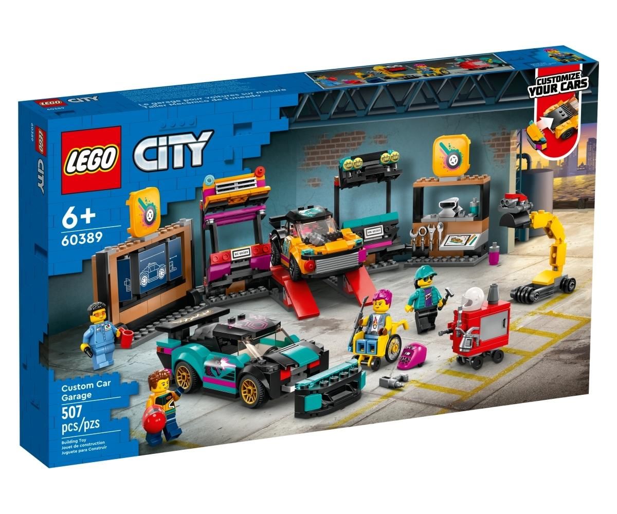 LEGO® City 60389 Egyedi autók szerelőműhelye