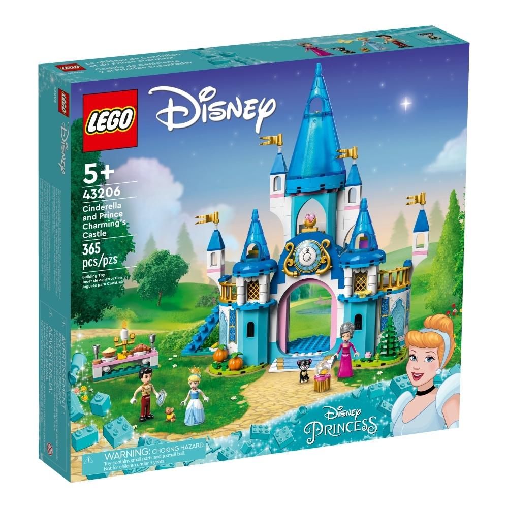 LEGO® Disney Princess 43206 Hamupipőke és Szőke herceg kastélya 