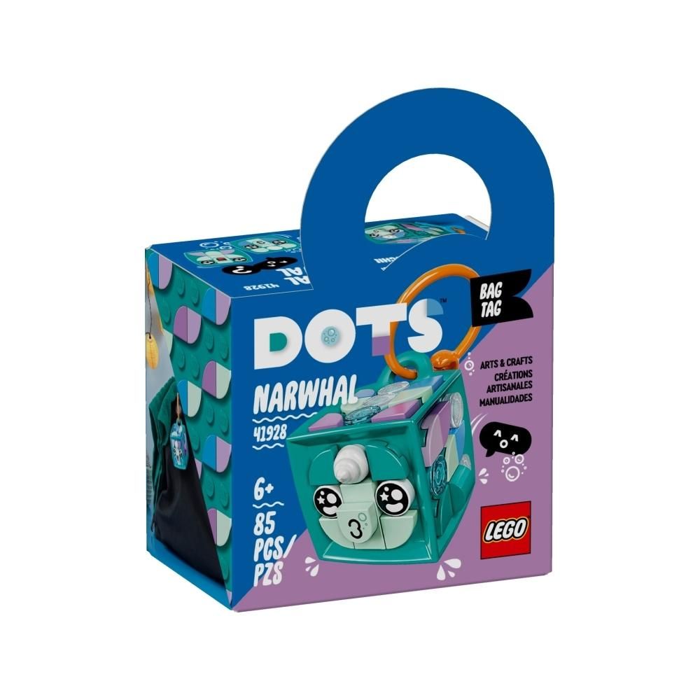 LEGO® DOTS 41928 Narválos táskadísz