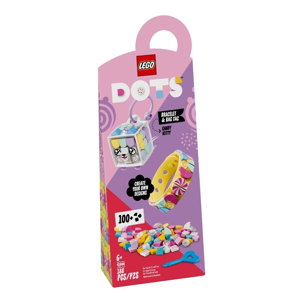 LEGO® DOTS 41944 Candy Kitty karkötő és táskadísz