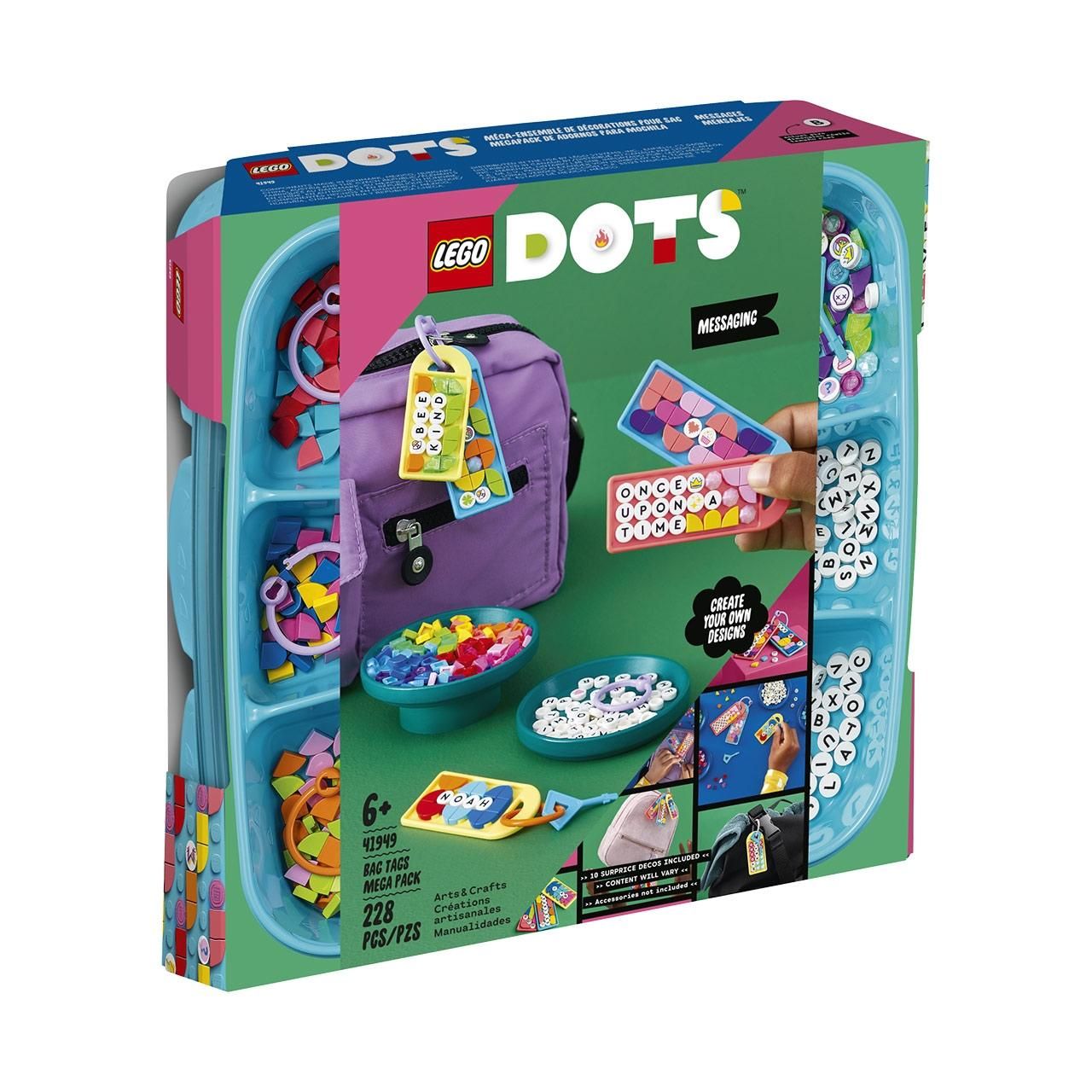 LEGO® DOTS 41949 Táskadísz óriáscsomag - üzenetküldés