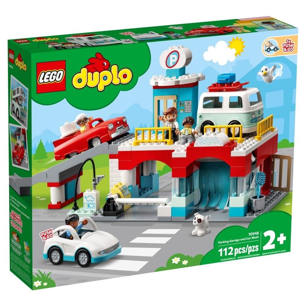 LEGO® DUPLO® 10948 Parkolóház és autómosó