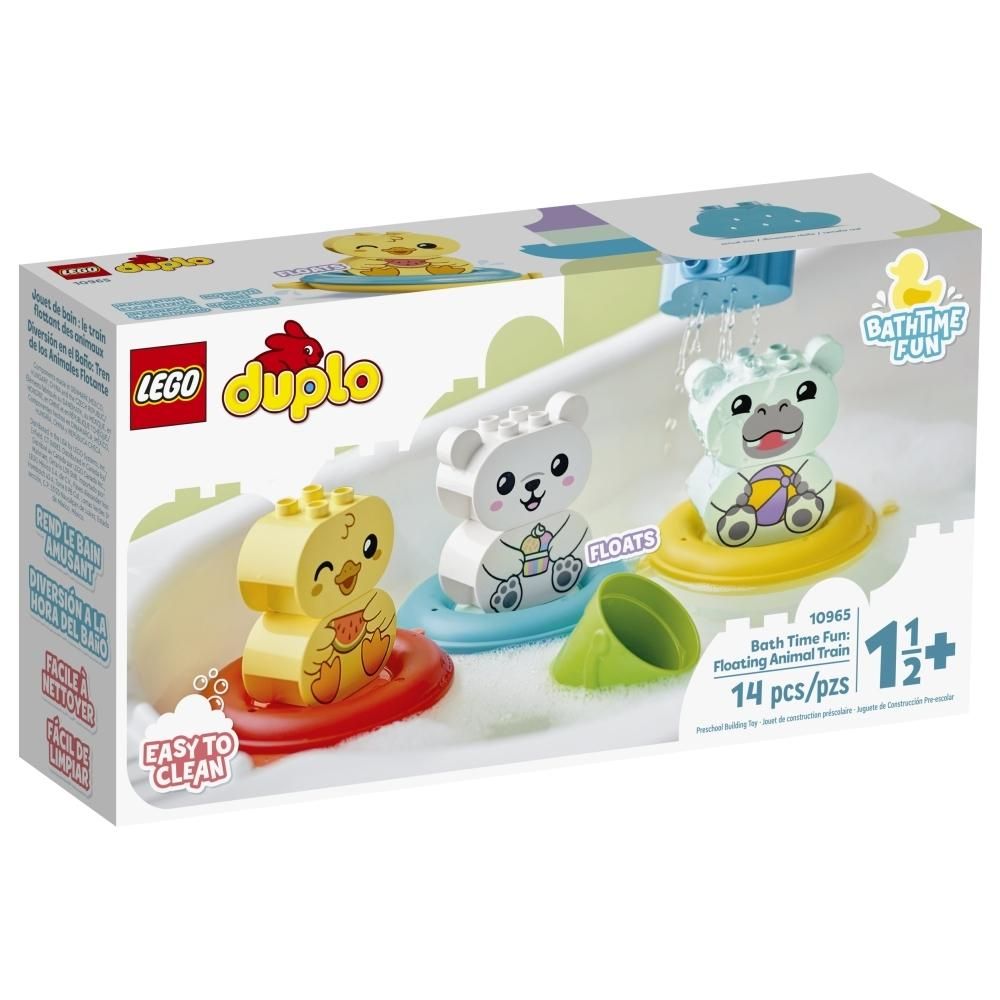 LEGO® DUPLO® 10965 Vidám fürdetéshez: úszó állatos vonat