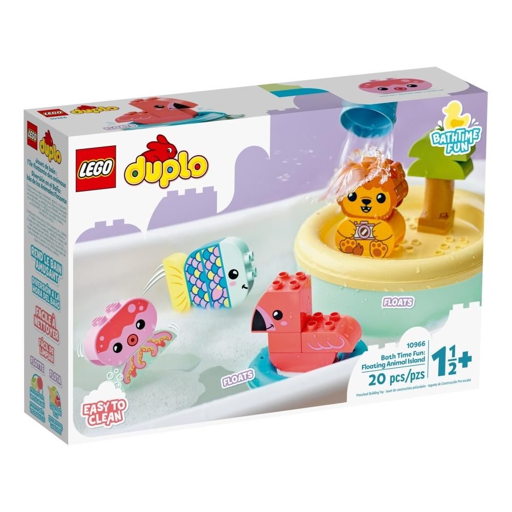 LEGO® DUPLO® 10966 Vidám fürdetéshez: úszó állatos sziget