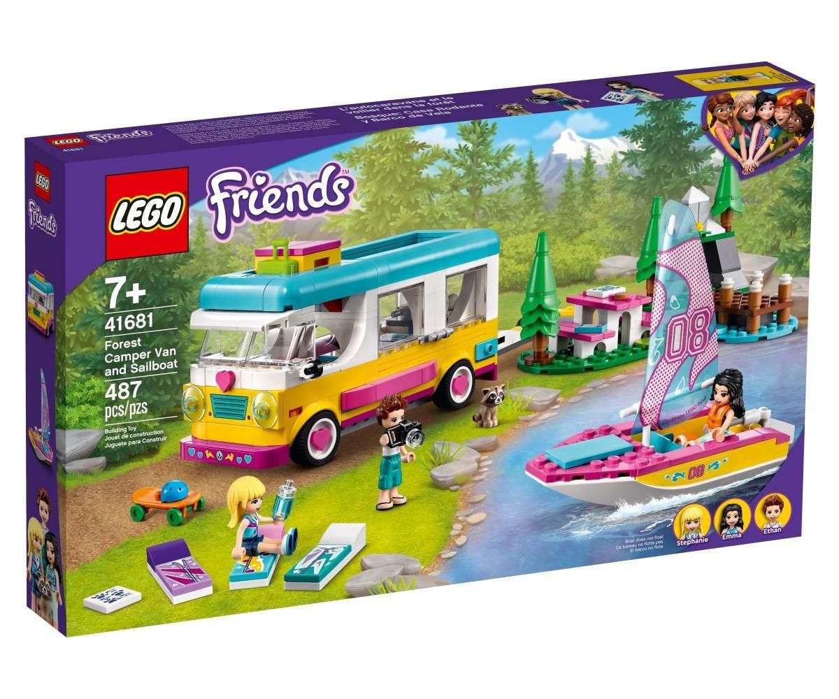 LEGO® Friends 41681 Erdei lakóautó és vitorlás