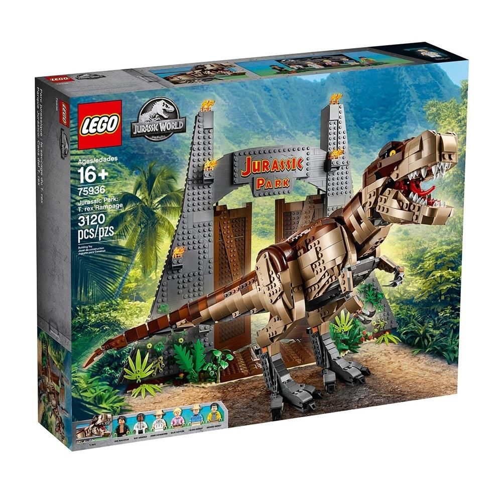 LEGO® Jurassic World 75936 Jurassic Park: T. rex tombolás