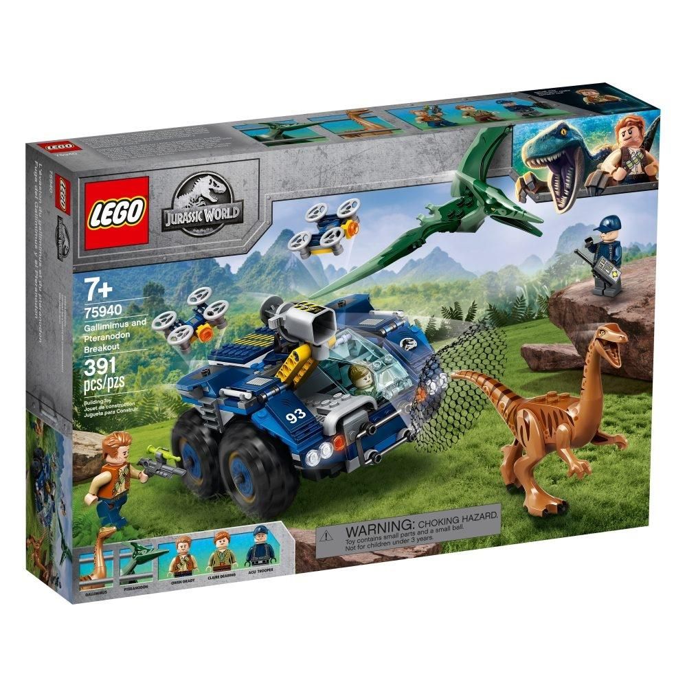 LEGO® Jurassic World 75940 Gallimimus és Pteranodon kitörése