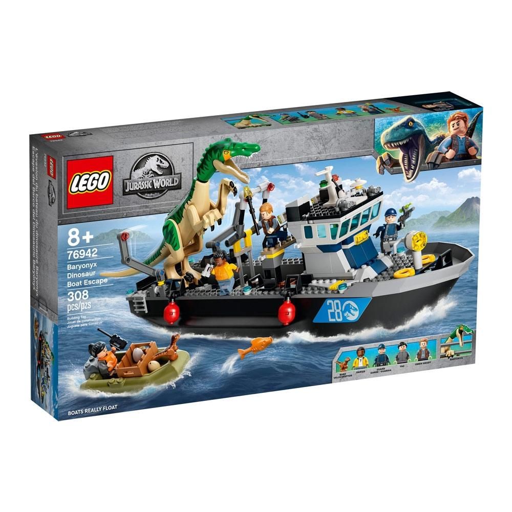 LEGO® Jurassic World 76942 Baryonyx dinoszaurusz szökés csónakon