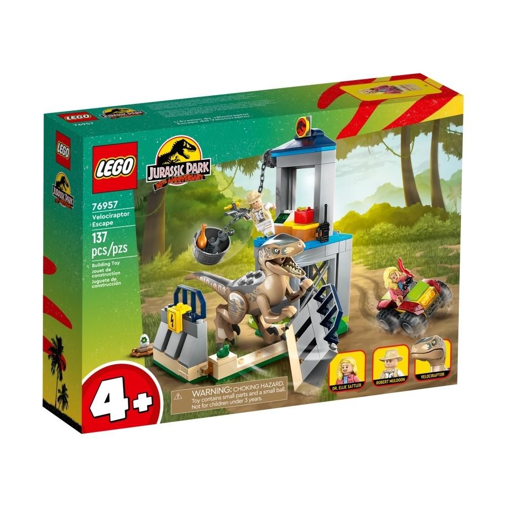 LEGO® Jurassic World 76957 Velociraptor szökés