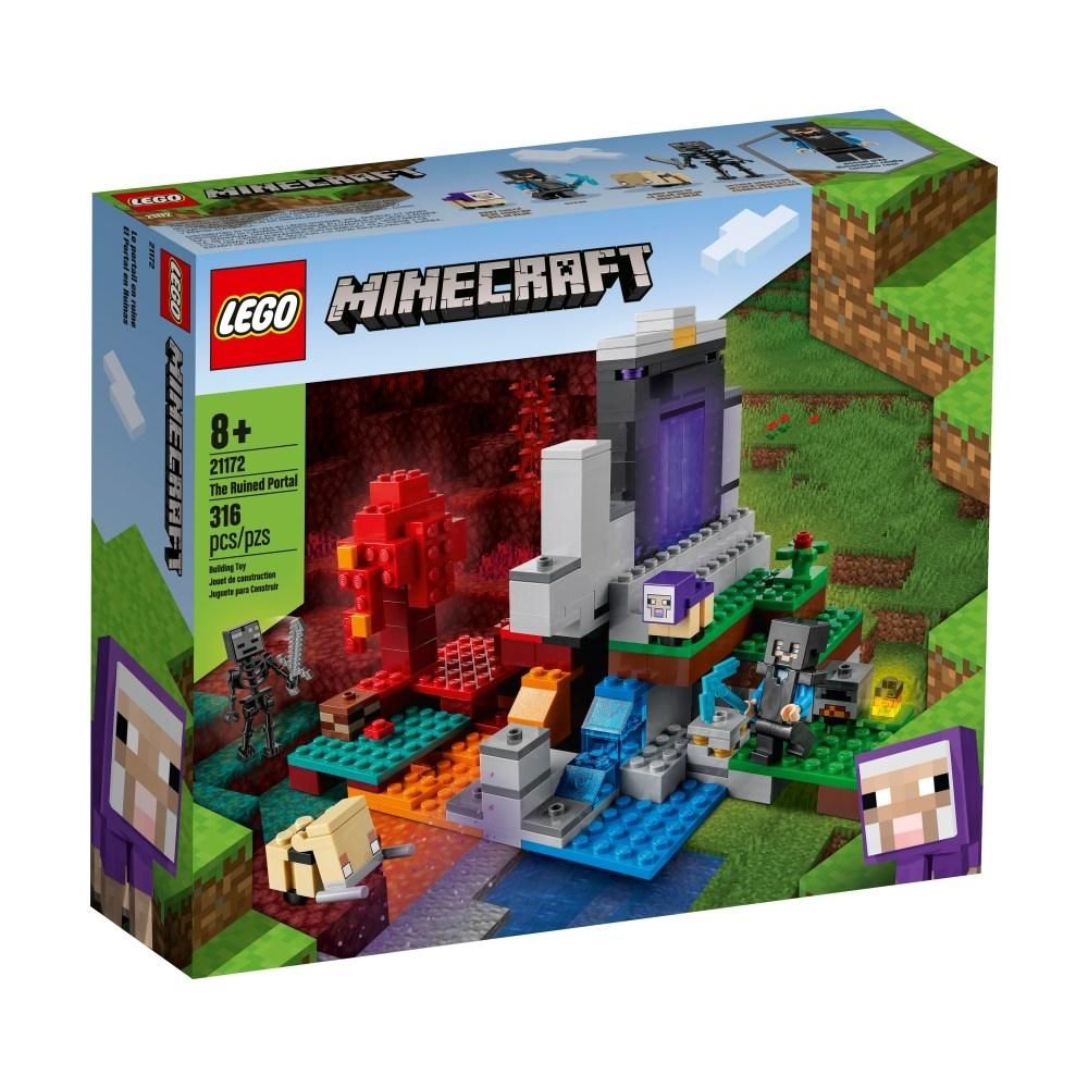 LEGO® Minecraft 21172 A romos portál