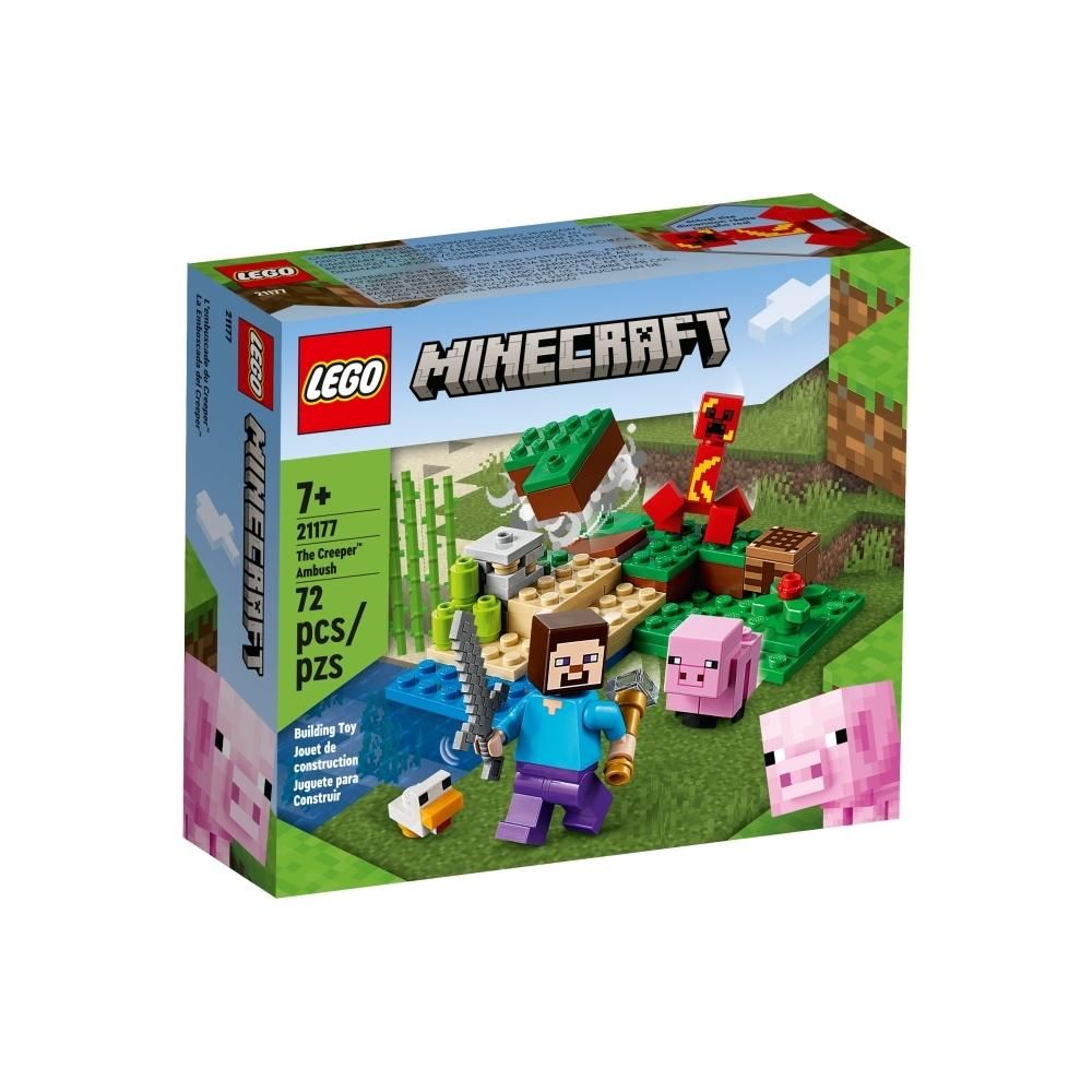 LEGO® Minecraft 21177 A Creeper rajtaütés