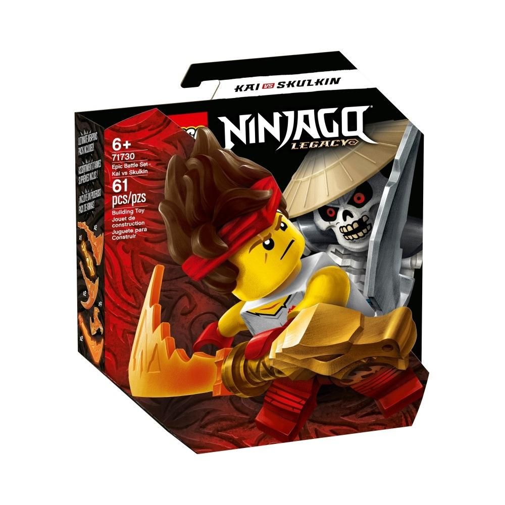 LEGO® Ninjago 71730 Hősi harci készlet - Kai vs Skulkin