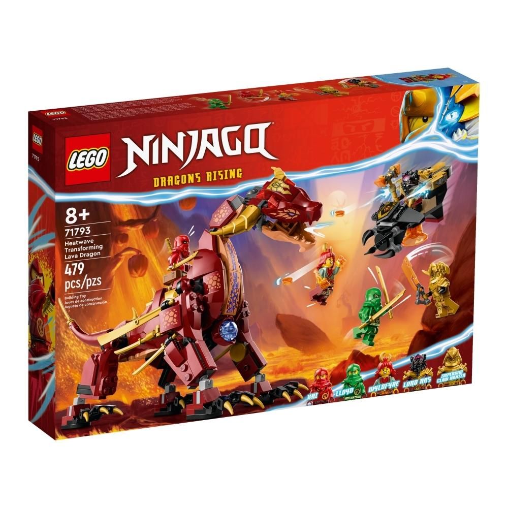 LEGO® Ninjago 71793 Hőhullám átalakítható lávasárkány