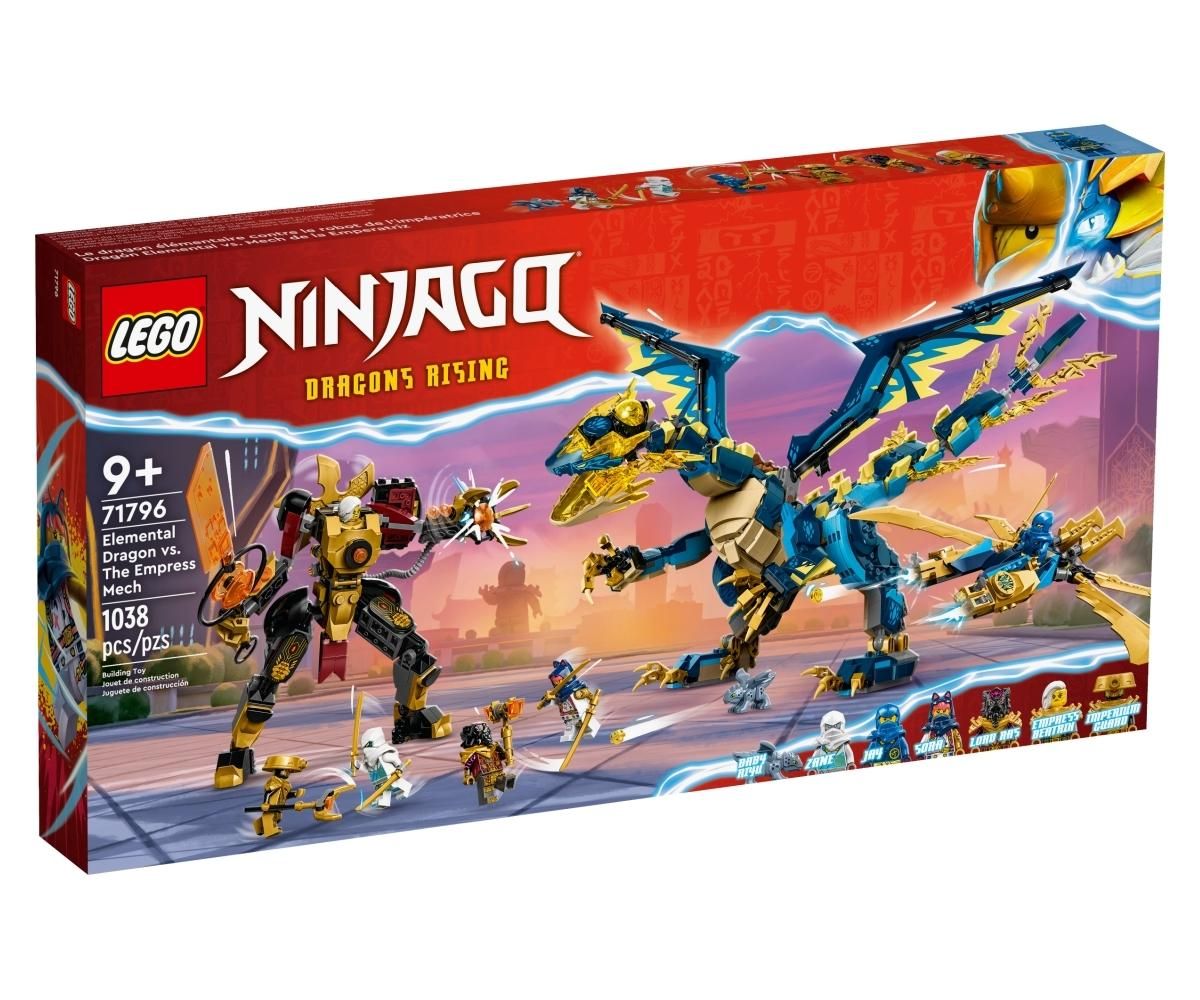 LEGO® Ninjago 71796 Elemi sárkányok vs. A császárnő robotja