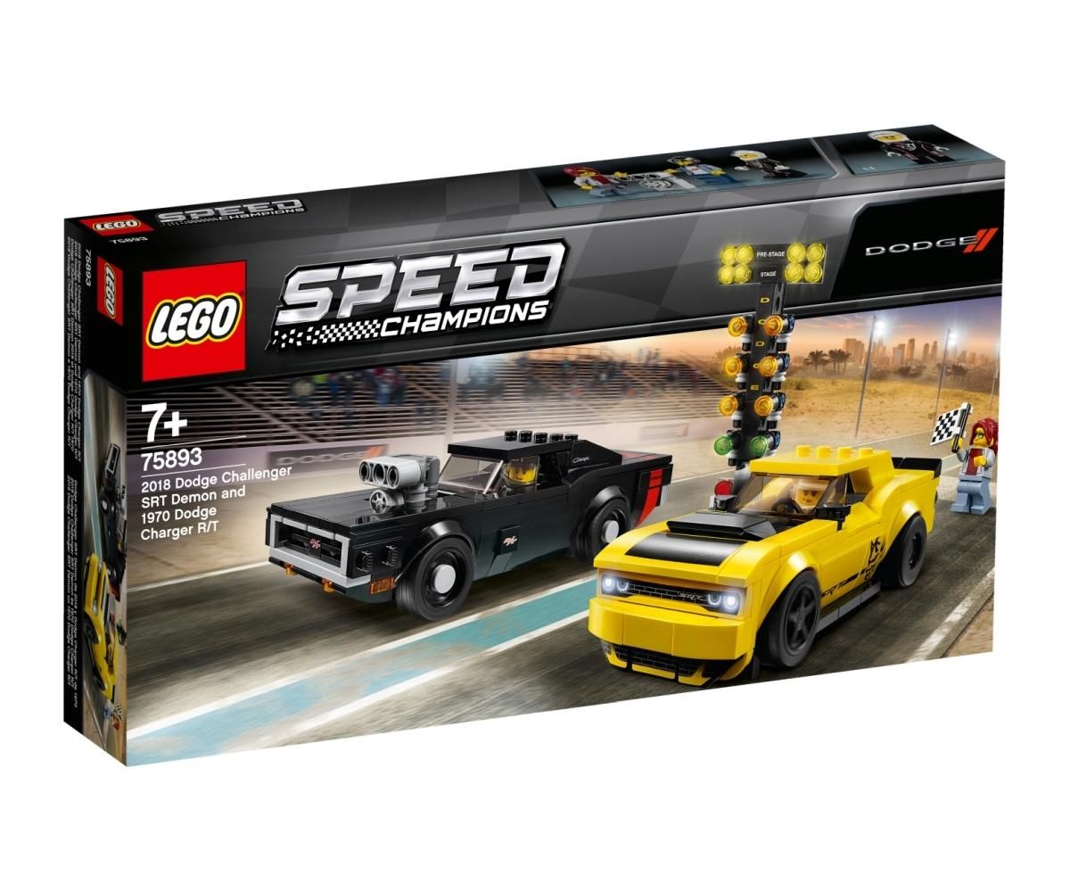 LEGO® Speed Champions 75893 2018 Dodge Challenger SRT Demon és 1970 Dodge Charger R/T