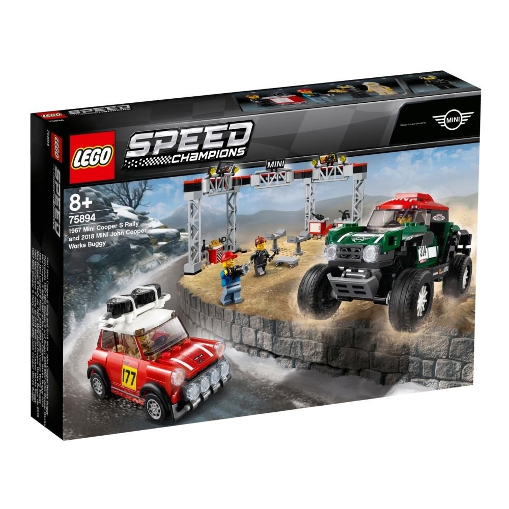 LEGO® Speed Champions 75894 1967 Mini Cooper S Rally és 2018 MINI John Cooper Works Buggy