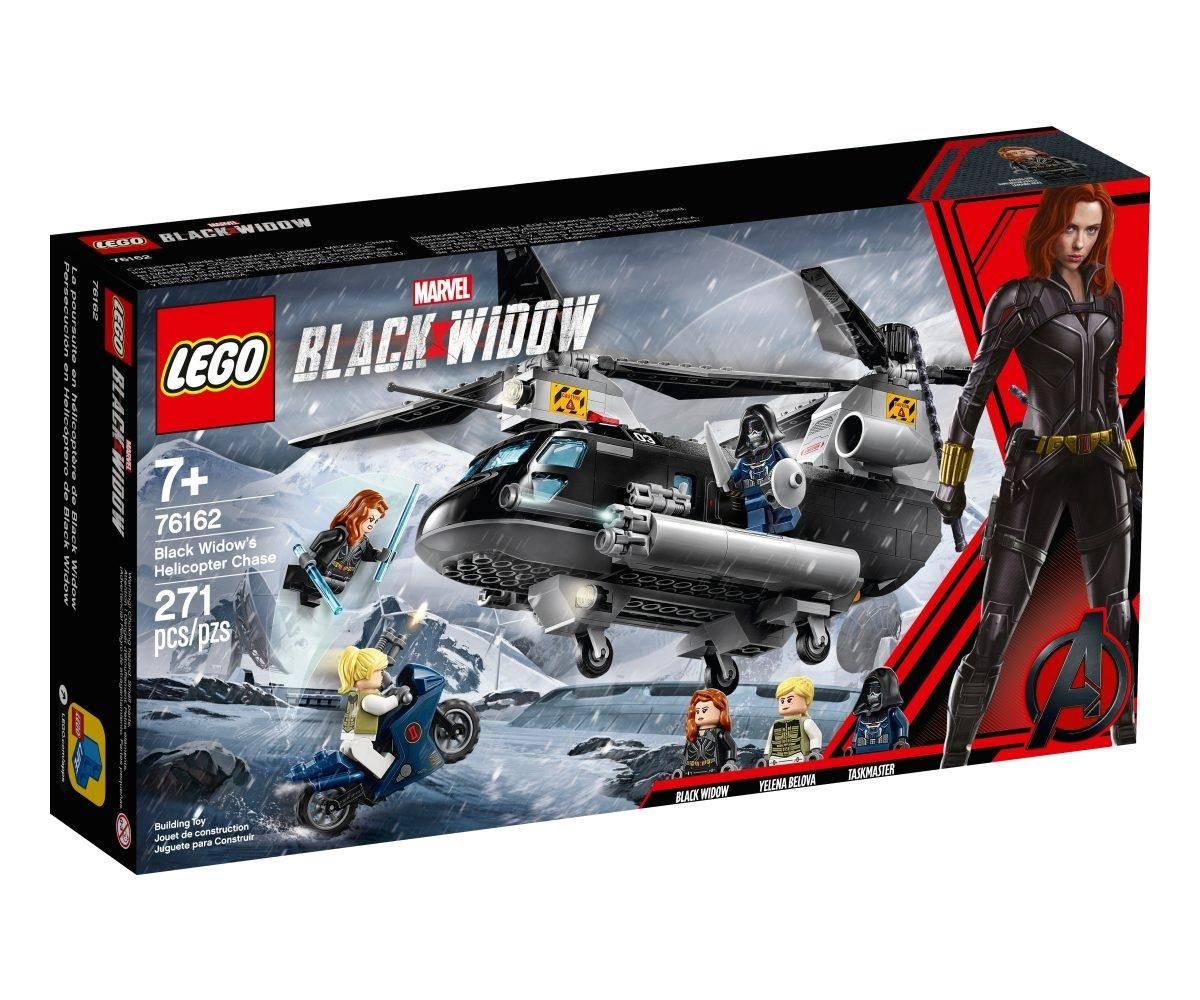 LEGO® Super Heroes 76162 A Fekete Özvegy helikopteres üldözése