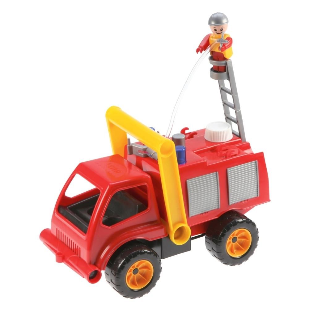 Lena Actives tűzoltóautó vízpumpával és figurával 31 cm