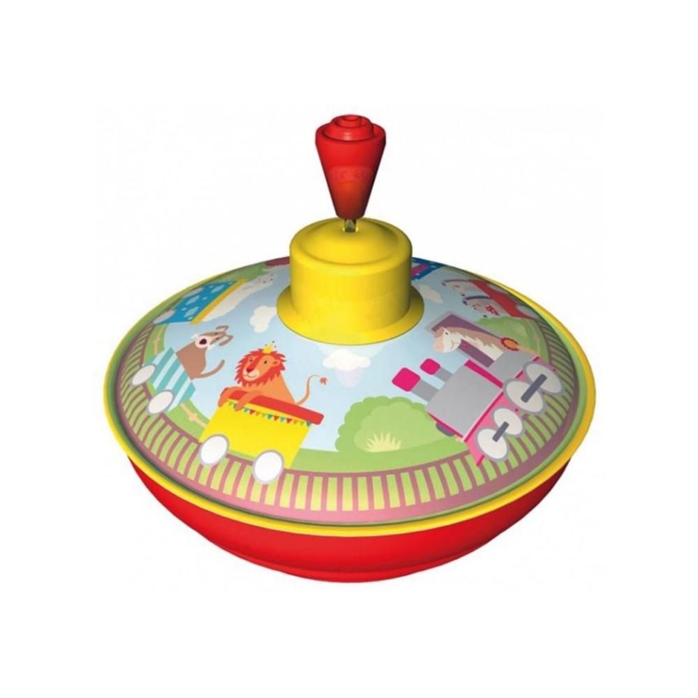 Lena búgócsiga, vonatos mintával 13 cm